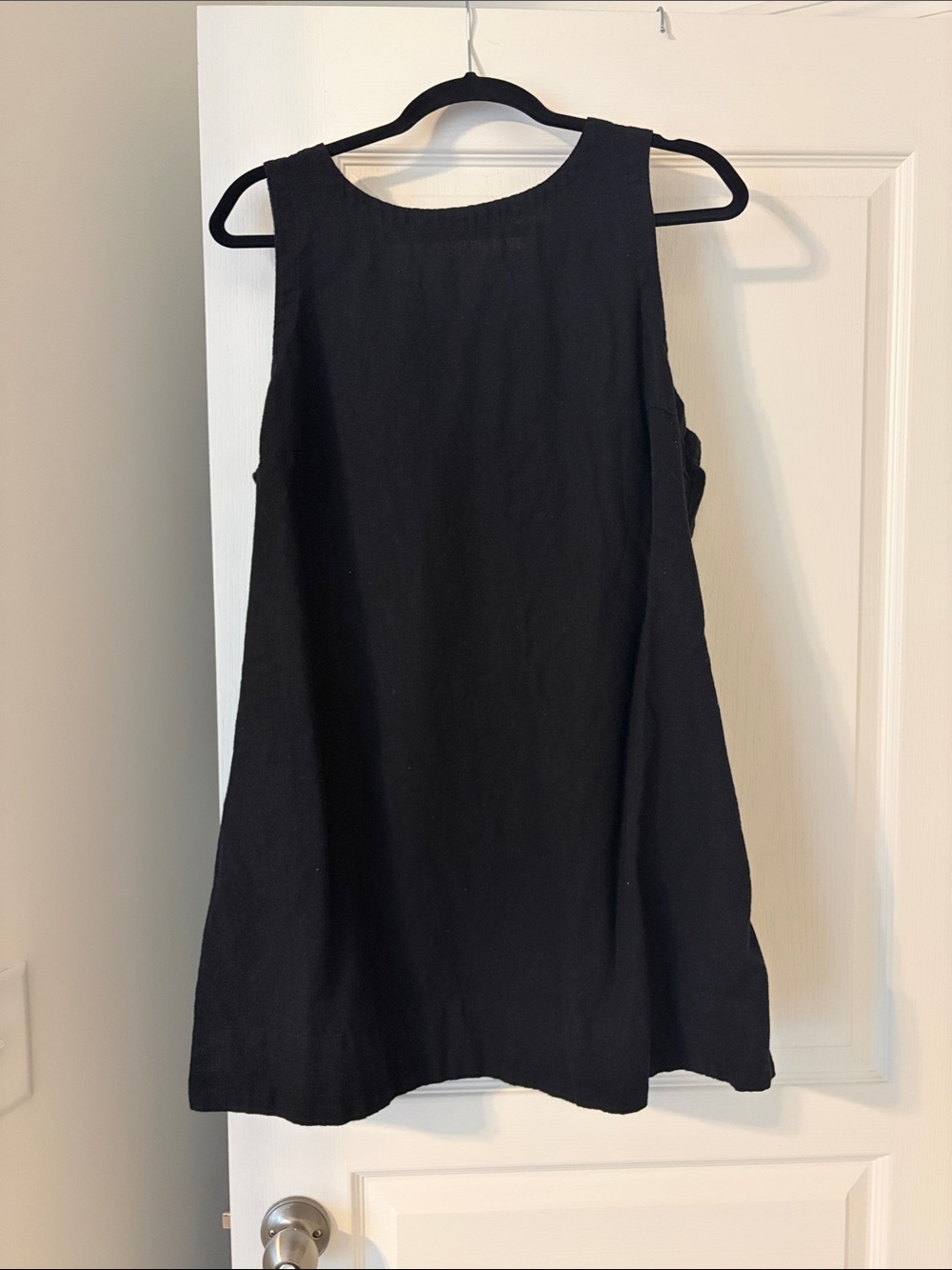 Old Navy Black Sleeveless Mini A-Line Dress